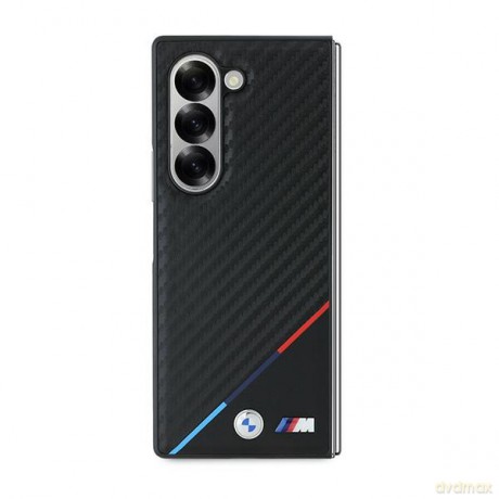 BMW case for nakładka do Samsung Galaxy Z Fold6 BMW000843 czarna Hardcase Carbon Tricolor
