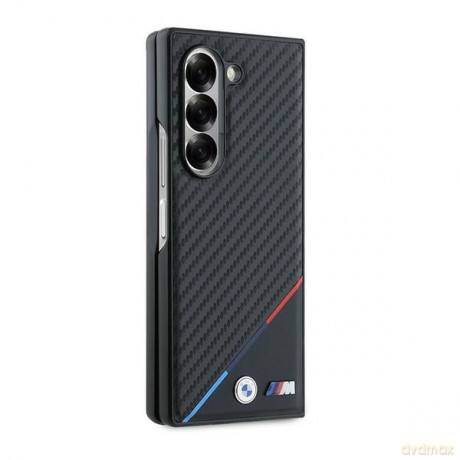 BMW case for nakładka do Samsung Galaxy Z Fold6 BMW000843 czarna Hardcase Carbon Tricolor