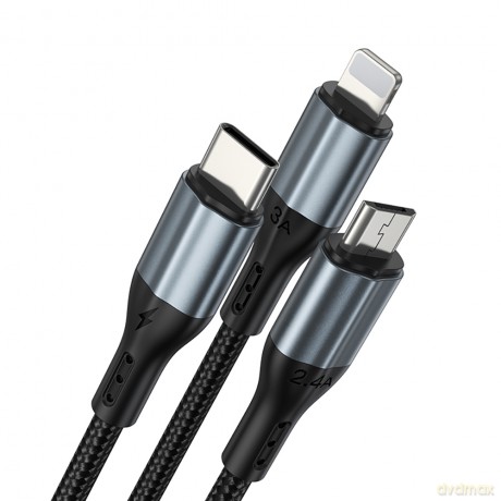 BWOO kabel X274 Fast 3 in 1 USB 3A