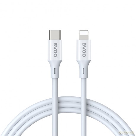BWOO kabel X283 C-L 27W USB-C do Lightning ABS case + TPE