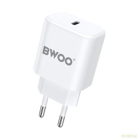 BWOO ładowarka sieciowa BO-CDA105 20W ABS+PC wall charger USB-C