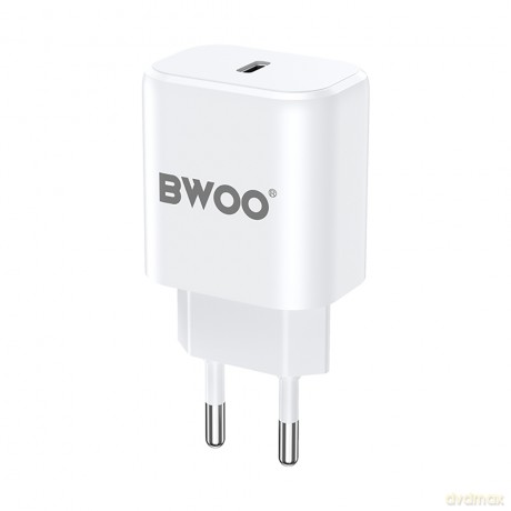 BWOO ładowarka sieciowa BO-CDA105 20W ABS+PC wall charger USB-C