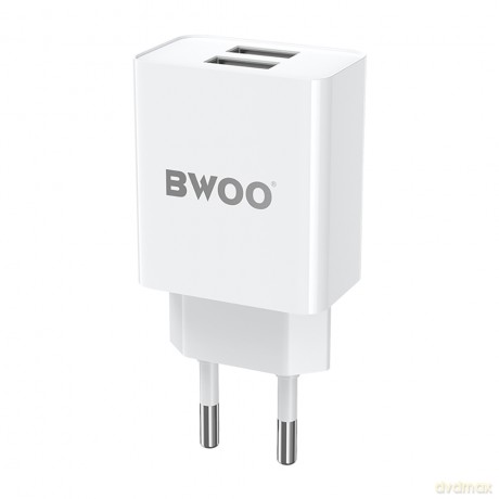 BWOO ładowarka sieciowa BO-CDA123 5V 2,4A Wall charger 2 x USB-A