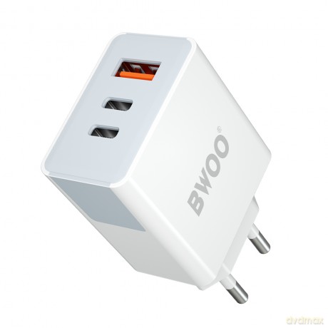BWOO ładowarka sieciowa CDA133 40W wall charger 2 x USB-C ,1 x USB-A