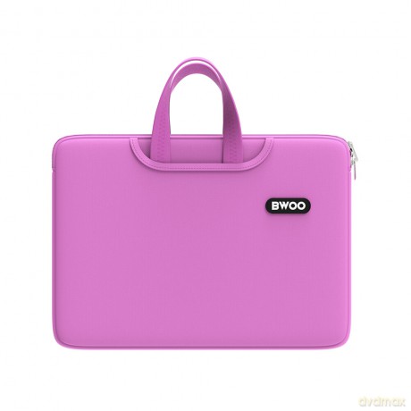 BWOO neoprenowa torba na laptopa na ramię 14" różowa