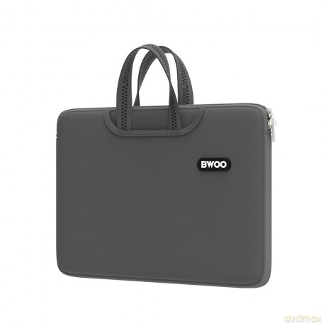 BWOO neoprenowa torba na laptopa na ramię 15" szara