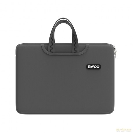 BWOO neoprenowa torba na laptopa na ramię 15" szara