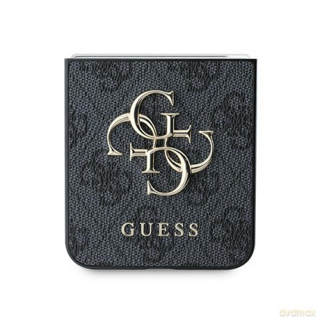 Guess nakładka do Samsung Galaxy Z Flip6 GUE003737 czarna 4G Metal Logo