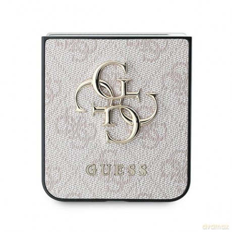 Guess nakładka do Samsung Galaxy Z Flip6 GUE003741 różowa 4G Metal Logo