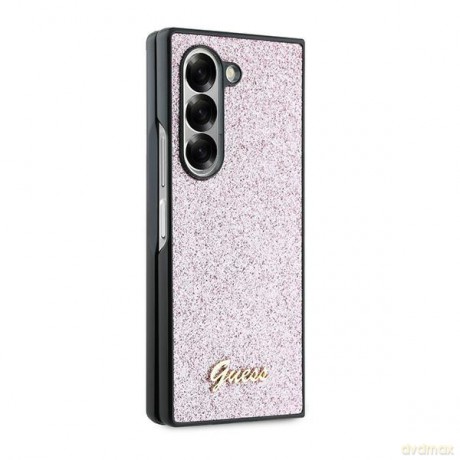 Guess nakładka do Samsung Galaxy Z Fold6 GUE003736 różowa 4G Glitter Script