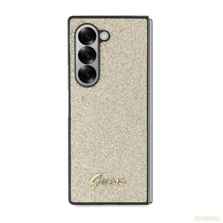 Guess nakładka do Samsung Galaxy Z Fold6 GUE003746 złota 4G Glitter Script