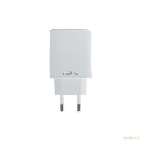 Maxlife ładowarka sieciowa PD QC MXTC-10-20C 1x USB-C 20W biała