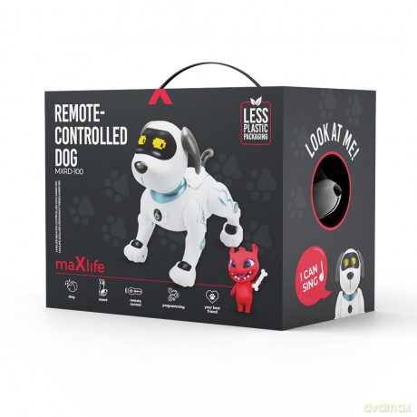 Maxlife pies zdalnie sterowany MXRD-100 biały