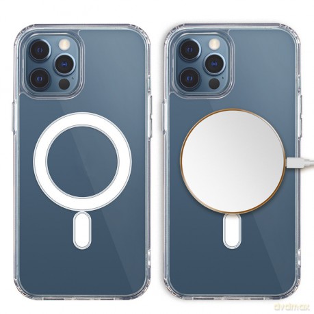 Nakładka Anti Shock 1,5 mm Mag do iPhone 13 Pro Max 6,7" transparentna big hole
