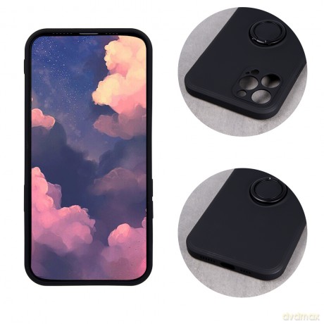 Nakładka Finger Grip do iPhone 16 Plus 6,7" czarna