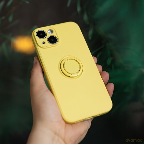 Nakładka Finger Grip do iPhone 16 Pro Max 6,9" żółta