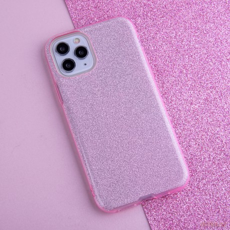Nakładka Glitter 3w1 do iPhone 16 Pro Max 6,9" różowa