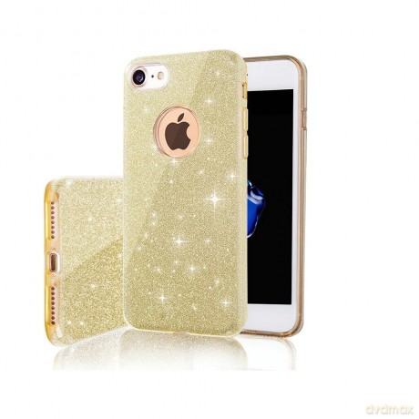 Nakładka Glitter 3w1 do Samsung Galaxy A05S złota
