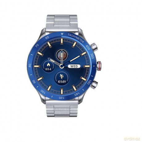 Riversong smartwatch Motive 9 Max srebrny SW903 AMOLED dwa paski