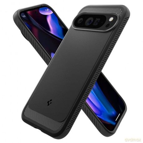 Spigen nakładka Rugged Armor do Google Pixel 9 Pro XL czarna matowa