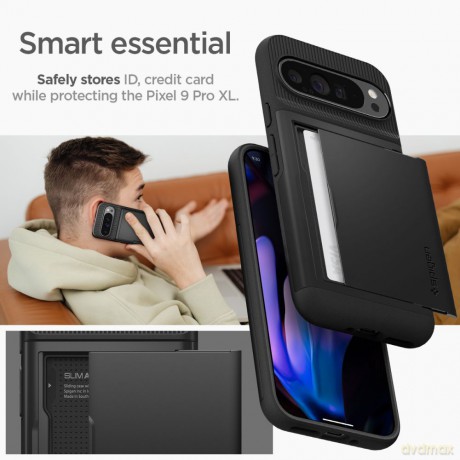 Spigen nakładka Slim Armor CS do Google Pixel 9 Pro XL czarna