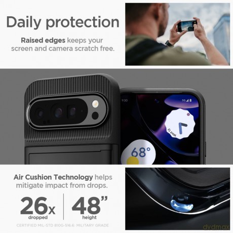 Spigen nakładka Slim Armor CS do Google Pixel 9 Pro XL czarna