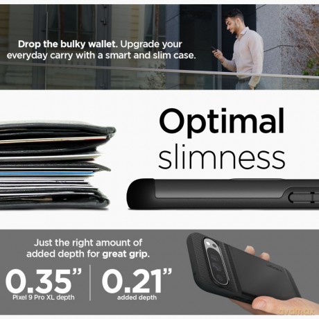 Spigen nakładka Slim Armor CS do Google Pixel 9 Pro XL czarna