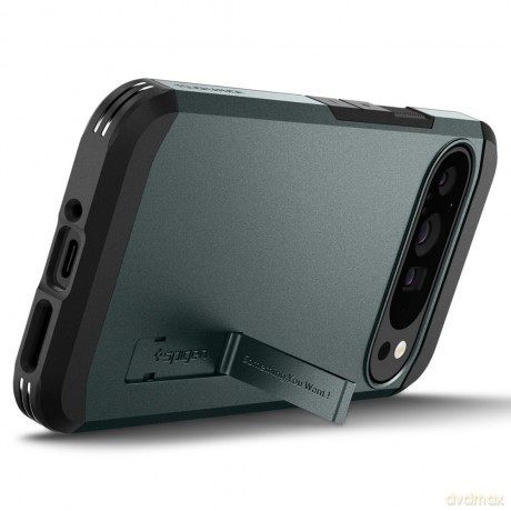 Spigen nakładka Tough Armor do Google Pixel 9 Pro XL zielona