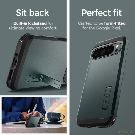 Spigen nakładka Tough Armor do Google Pixel 9 Pro XL zielona
