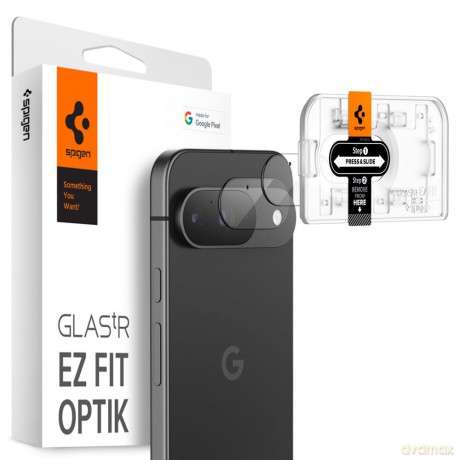 Spigen ochrona aparatu Optik.Tr "EZ FIT" 2-Pack do Google Pixel 9 Przezroczysta
