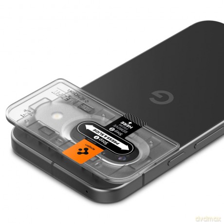 Spigen ochrona aparatu Optik.Tr "EZ FIT" 2-Pack do Google Pixel 9 Przezroczysta