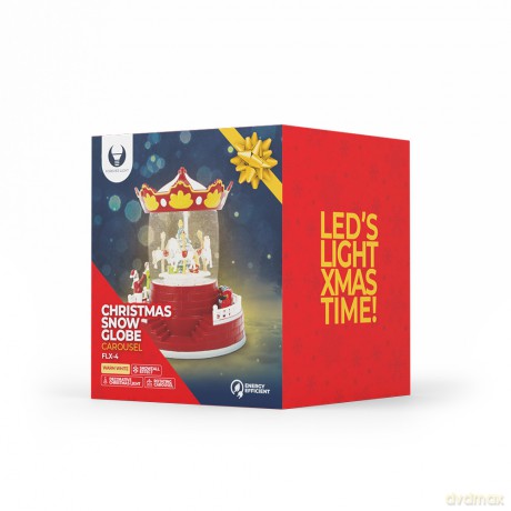 Świąteczna Śnieżna KARUZELA FLX-4 Forever Light