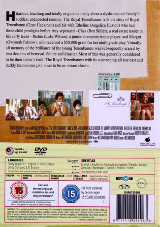 The Royal Tenenbaums (Genialny klan) [DVD]