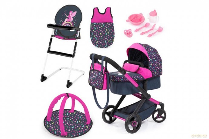 BAYER Wózek dla lalek combi Xeo+akces.17080AB