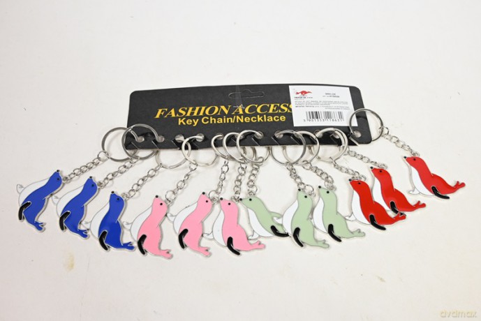 Brelok metalowy foka cena za 12szt A-0749 18631