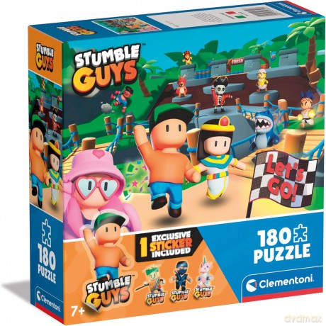 CLEMENTONI puzzle 180 Stumble Guys Sqare 29322