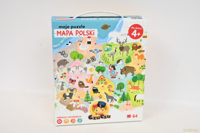 CzuCzu Moje puzzle Mapa Polski 92757