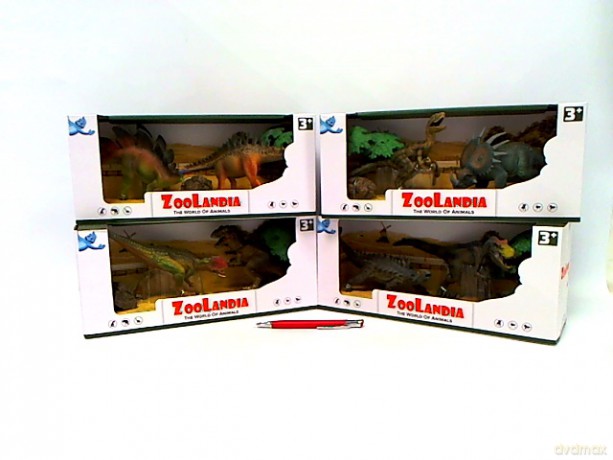 Dinozaury 2szt 4wzory w OTB 50935 09351