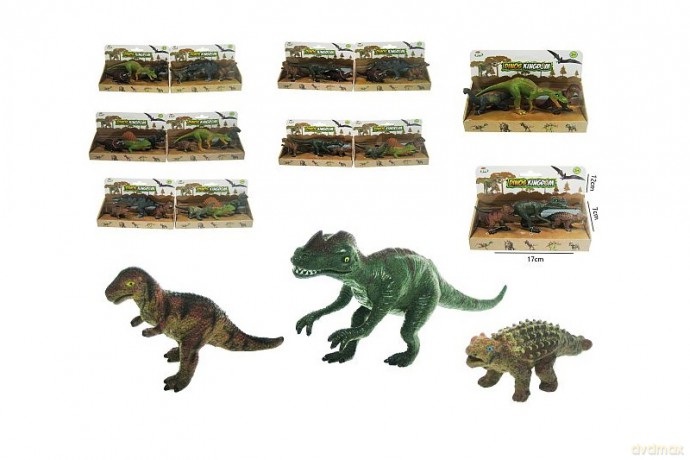 Dinozaury 3szt różne wzory H13509 42955