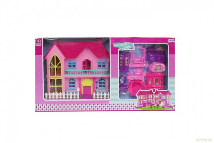 Domek dla lalek z mebelkami A-3087 08144