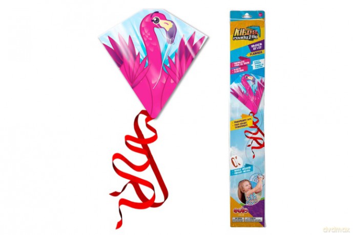 EOLO latawiec plastikowy 59x55 Flamingo 13087