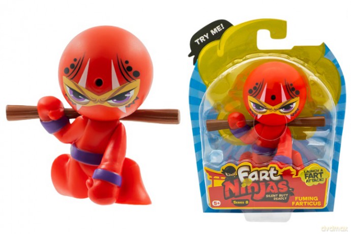 FART NINJAS fig.z dźwiękiem Fuming Farticus 70698