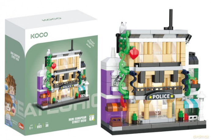 Klocki Koco ProKids posterunek policji 309el 02023