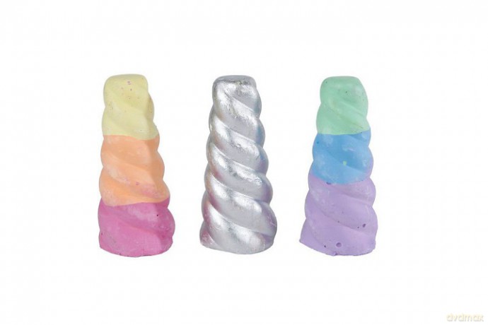 Kreda róg jednorożca 3szt 8cm 720771 10742