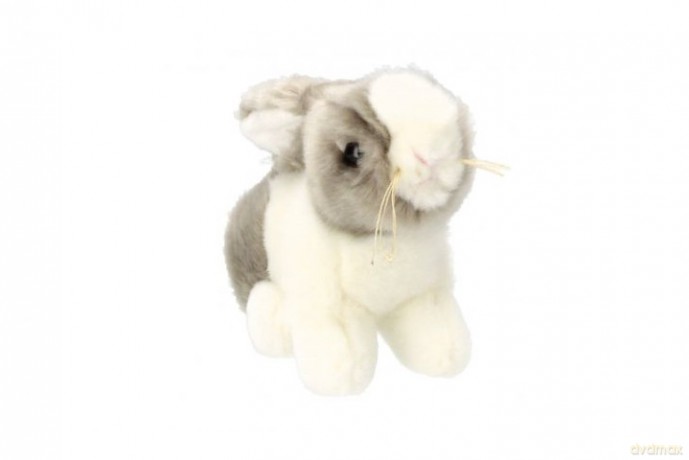Króliczek szaro-biały 16cm 14094 23124