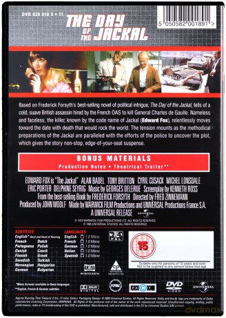 Dzień Szakala [DVD]