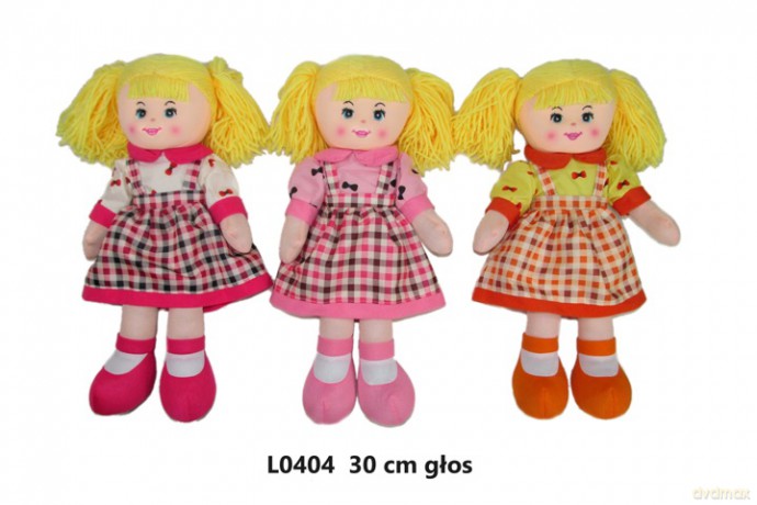 Lalka L-404 3rodz z głosem 30cm mix 165527