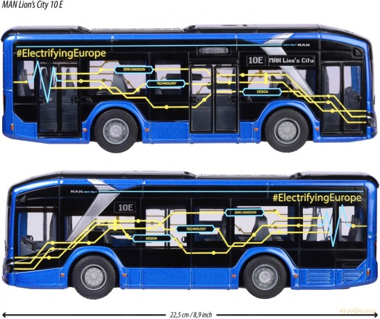 Majorette MAN autobus Lion 374-3008