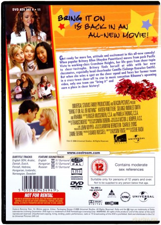 Bring It On: All Or Nothing (Dziewczyny z drużyny 3) [DVD]