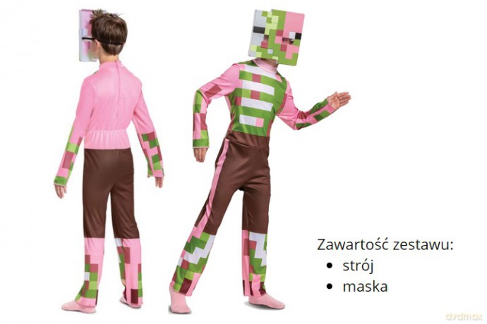 Minecraft strój Pigman M 7-8 lat 108829 08820